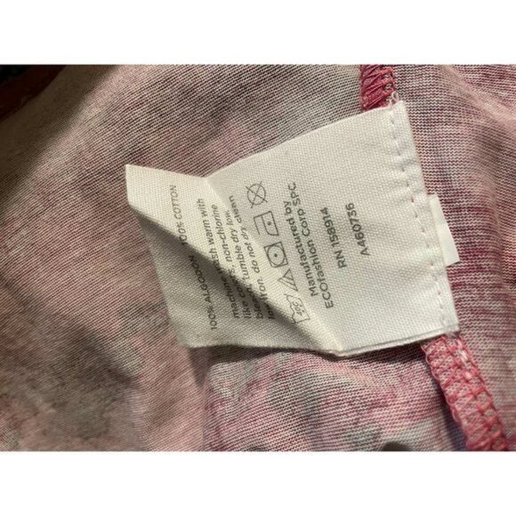 Seed Style Organic Cotton Watercolor Print Top SMALL (404) - Picture 3 of 5